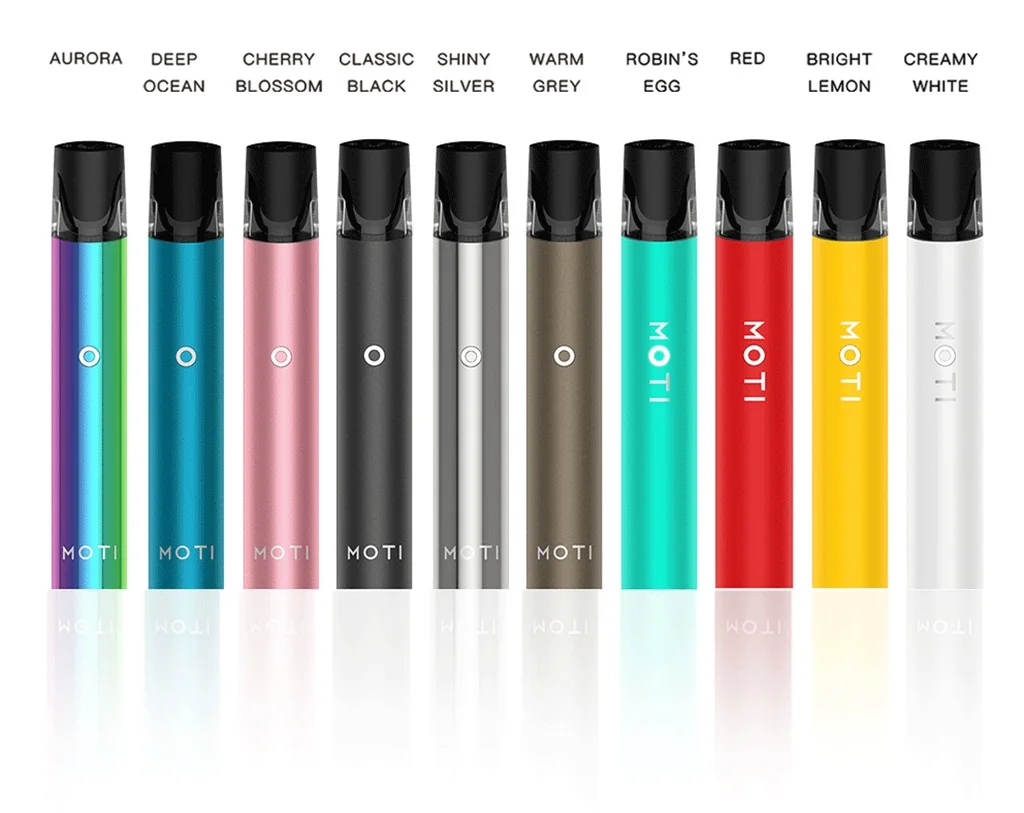 MOTI вейп многоразовый Vape комплект 1,8 мл вейп Pod 500 мАч батарея Портативный MOTI электронная сигарета-кальян ручка E-сигареты вейп Pod