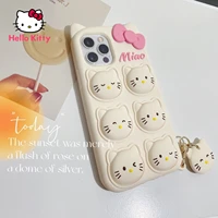 hello kitty cartoon case cover for iphone 13 13pro 13promax 12 12pro max 11 pro x xs max xr 7 8 plus phone silicone case cover