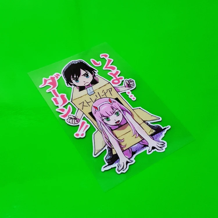 

Car Styling Vinyl Sticker Cartoon Anime Girl Totem Automobile Electric Accessories Motorcycle Decals