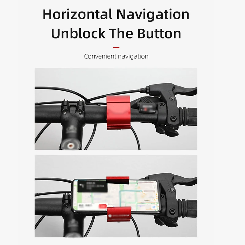 

Bracket Mountain Bike Phone Rack Bicycle Mobile Phone Holder Aluminum Alloy Portable Ring Folding Phone For Riding Cycling