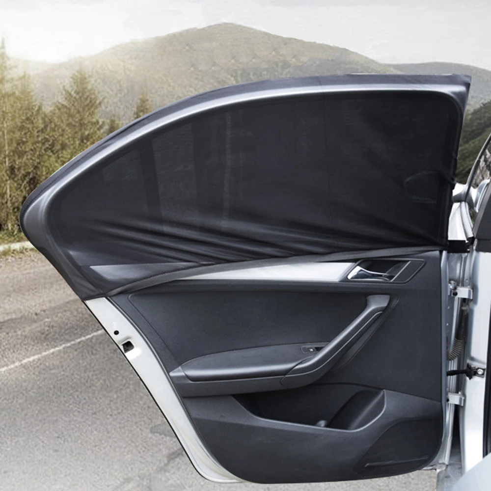 Автомобильный солнцезащитный чехол для окна автомобиля нейлоновая сетка авто