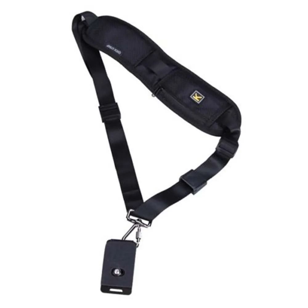 

Black Single Shoulder Sling Belt Strap for Canon Nikon Sony DSLR Digital SLR Camera Quick Rapid