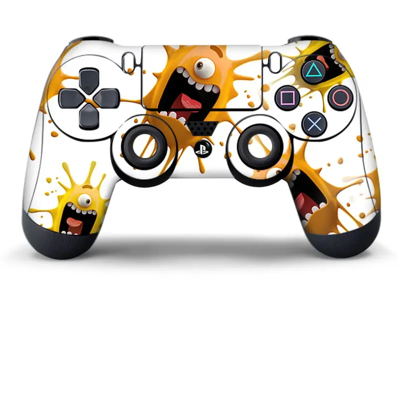 Защитная крышка-лягушка для PS4 контроллера для Playstation 4 Pro Slim Decal аксессуары 15 видов стилей - Цвет: 02