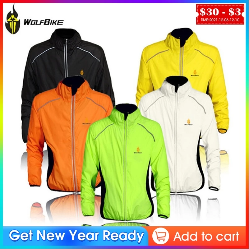 

WOLFBIKE Cycling Jacket Windproof Quick Dry Men Sportswear Jersey Bicicleta Ciclismo Maillot MTB Cycling Raincoat Clothing