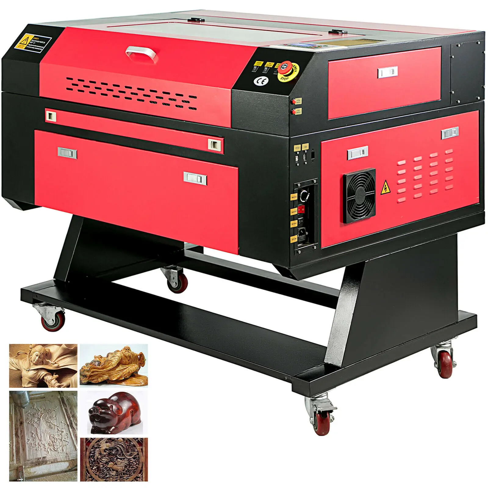 

Laser 80W USB CO2 Engraving Cutting Machine 700x500mm Engraver Cutter Wood Working Ruida