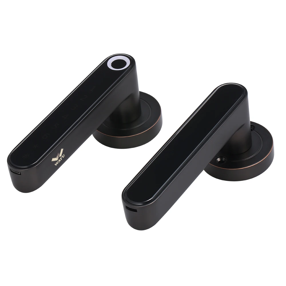 WAFU BT Enabled Fingerprint Touchscreen Smart Lock Keyless Entry Secure Finger ID Works with iOS & Android APP Control Security |