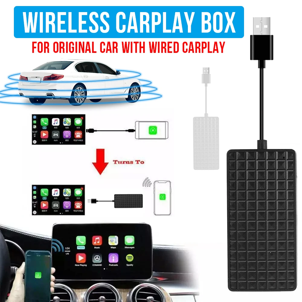 

Новый беспроводной Bluetooth Carplay Smart Link IOS10 система и выше CarPlay ключ для оригинального автомобиля Mini USBDongle iPhone