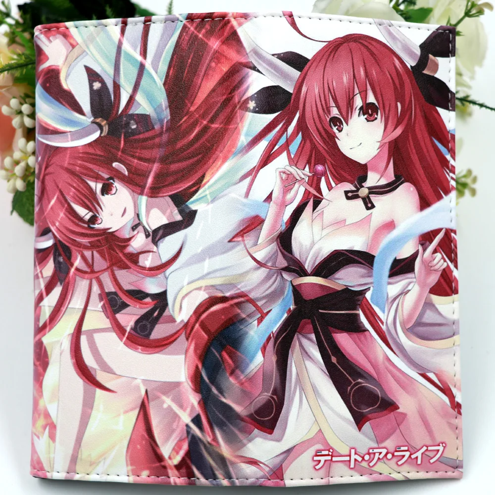 DATE A LIVE-6 Дата живого аниме Синтетическая кожа кошелек Mayuri мультфильм клатч кошелек с застежкой - Цвет: DATE A LIVE-6