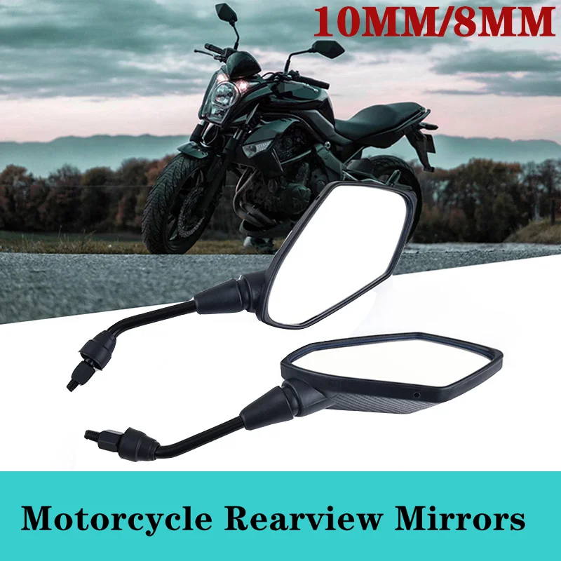 

1 пара 8 мм/10 мм SPEEDWOW зеркала заднего вида для мотоцикла скутера e-велосипеда зеркала заднего вида Зеркало Универсальный для Honda Suzuki Yamaha K
