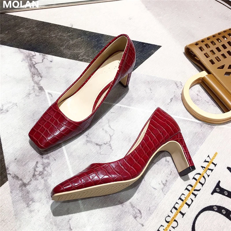 MOLAN/брендовая Дизайнерская обувь Новинка 2019 года сезон осень корейская мода