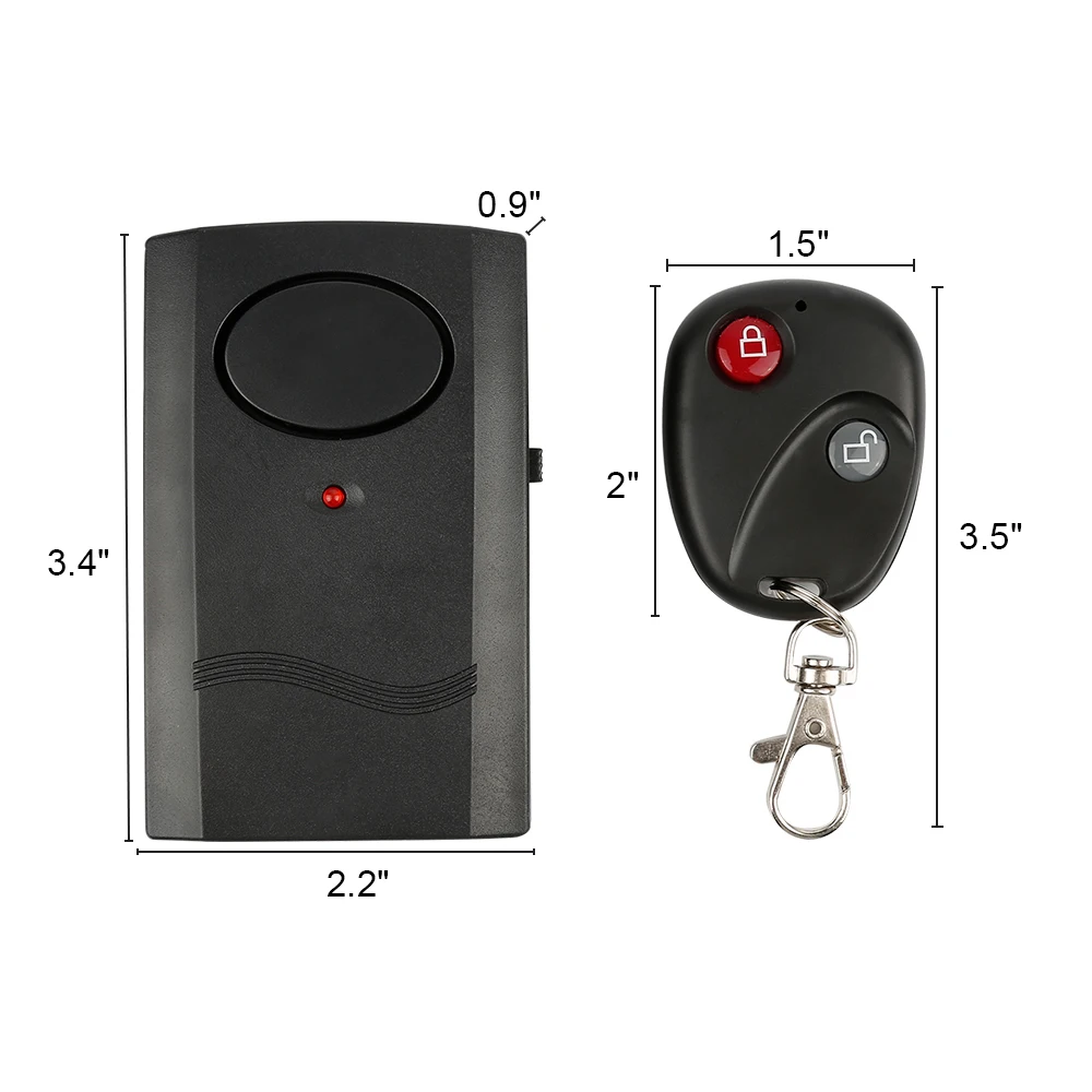 

Wireless Smart Remote Control Alarm Door Window Car Motorcycle Anti-Theft Burglar Detector Sensor Home Security Alarm System
