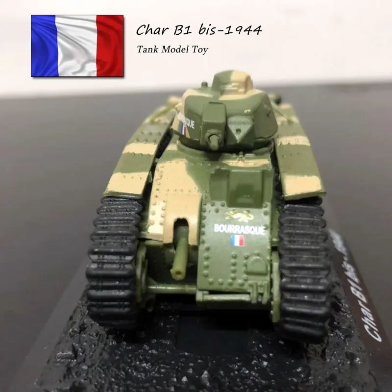 Новинка 1/72 масштаб военная модель игрушки мировая война Франция Char B1 средний бак