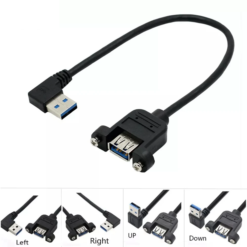 Ellenbogen USB 3 0 высокоскоростной широкоступенчатый кабель mit ohr kann fix männlich weiblich Prinängerung
