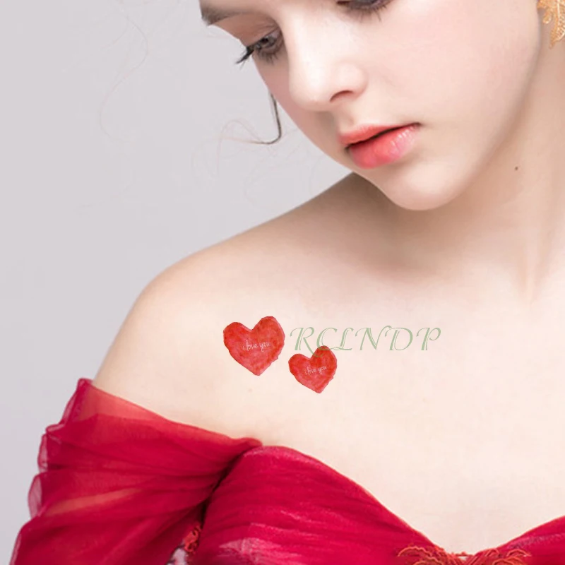 Водостойкая Временная наклейка для татуировок с музыкальными нотами