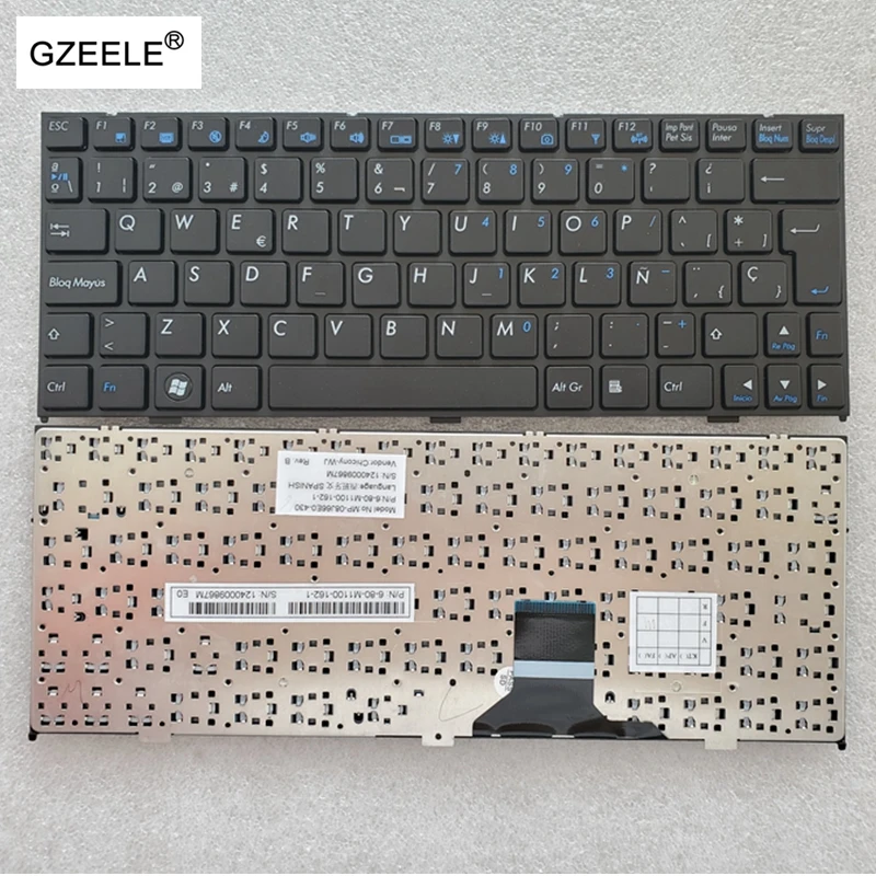 Новая клавиатура SP для ноутбука CLEVO M1110 M11X M1100 M1110Q M1111 W110ER M1115