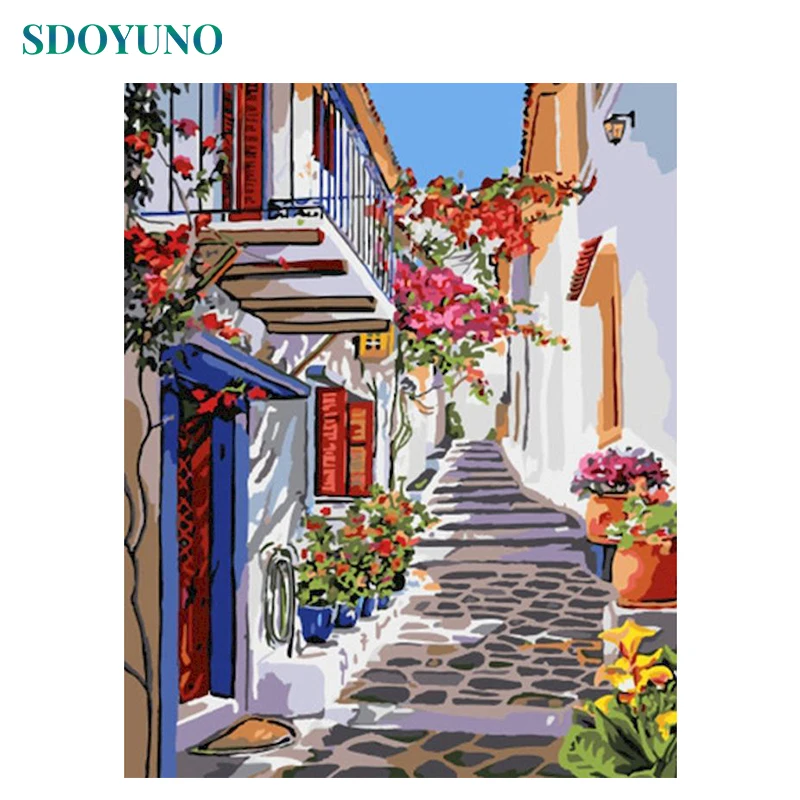 

Набор для рисования по номерам на холсте пейзаж, 60 х75 см