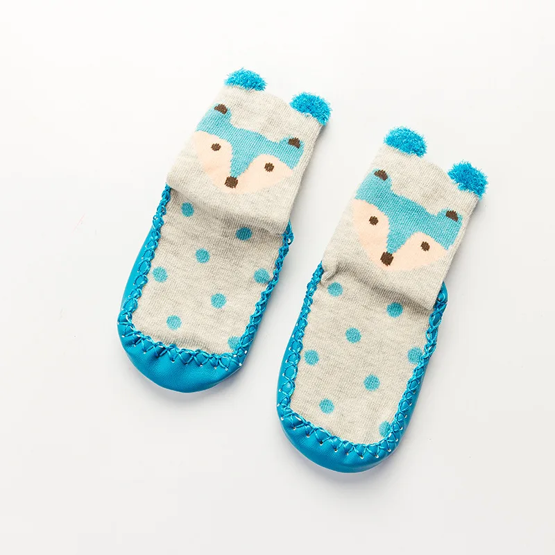 Носки-носки для малышей зимние теплые хлопковые носки новорожденных с