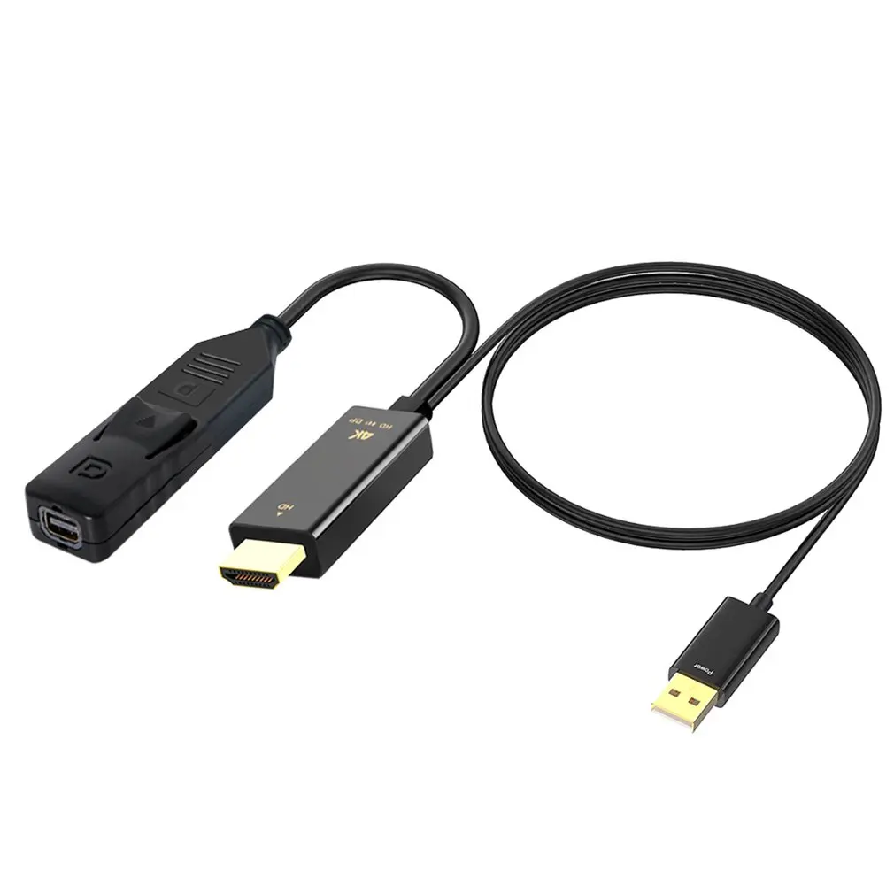 

HDMI-совместимый с Mini Displayport адаптер-кабель 4K адаптер для HDMI-совместимых оборудованных систем Mini DP