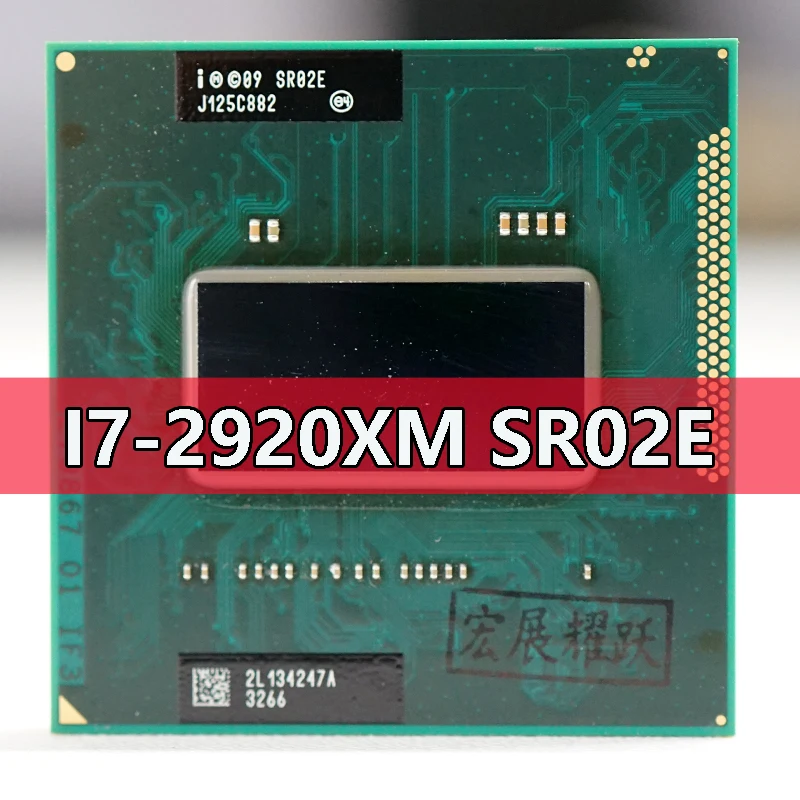 Процессор Intel Core I7-2920XM SR02E процессор i7 2920XM ноутбук гнездо G2 rPGA988B подходит для HM65 75 76