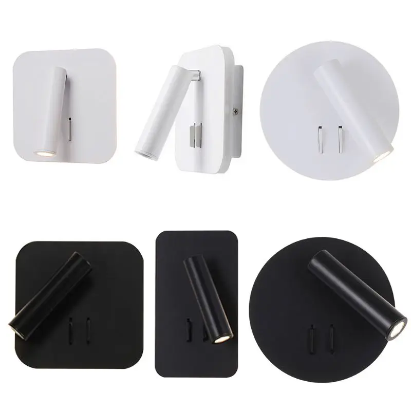 Светодиодный настенные светильники светодиодные лампы для чтения 3 Вт 6 ленты