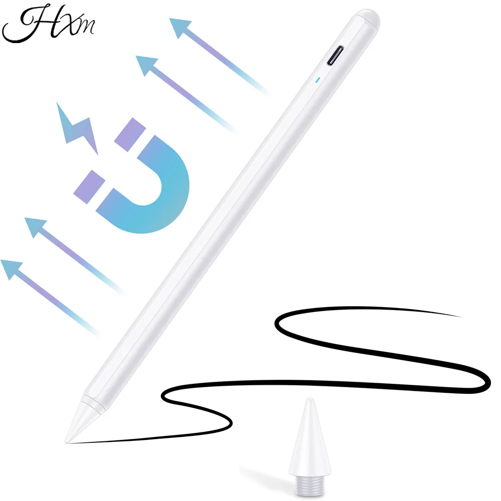 

Цифровой карандаш стилус для iPad магнитный стилус Карандаш для iPad Pro 2020 2018/iPad 8/7/Air 4 Air3 стилус-ручка для сенсорного экрана