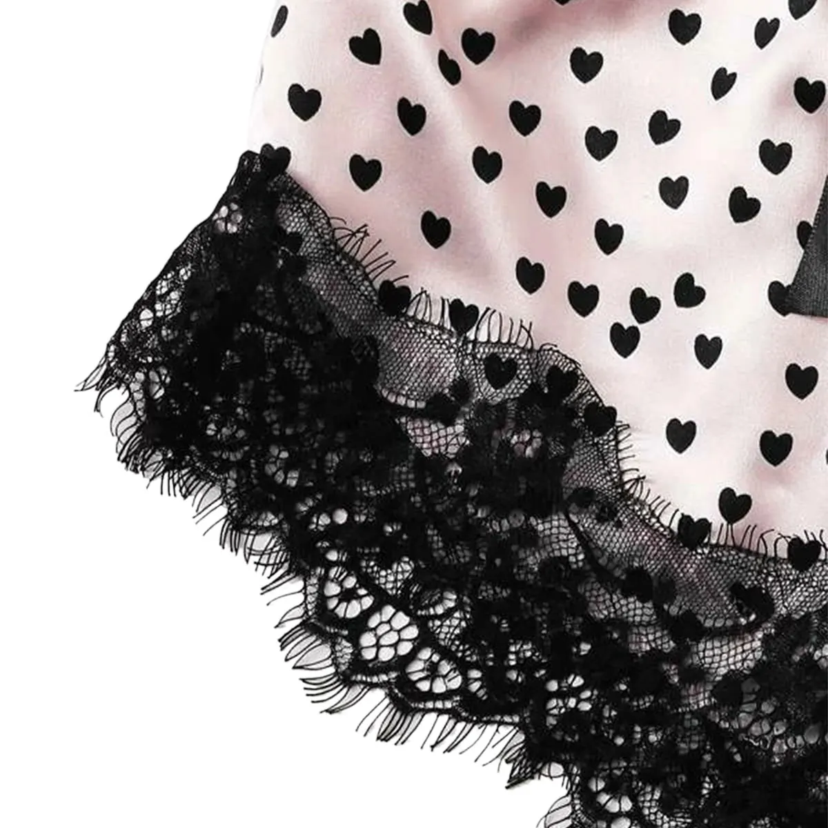 3 предмета в комплекте Женская эротическая Кружевной Костюм с бантом С узором