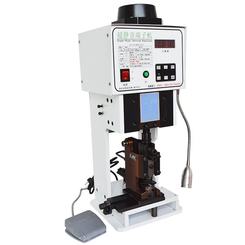 

Electric Vertical Terminal Machine 220V Semi-Automatic Terminal Crimping Machine Industrial Wire Harness Processing Equipment