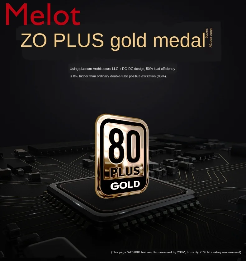 

Wd500k Power Source 500W Mute Energy Saving Supply for Desktop Computer Full Voltage