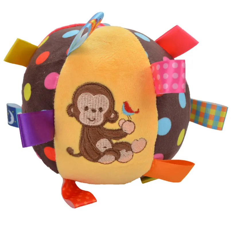 D17901 Игрушки для малышей от 0 до 12 месяцев, мягкие полотенца для малышей, мягкие игрушки с прорезывателями, детские кроватки, передвижные погремушки, игрушки для коляски - Цвет: D17901