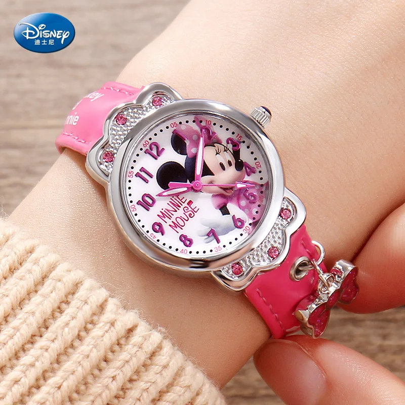 Детские кварцевые наручные часы Disney для девочек и подарок милые трендовые