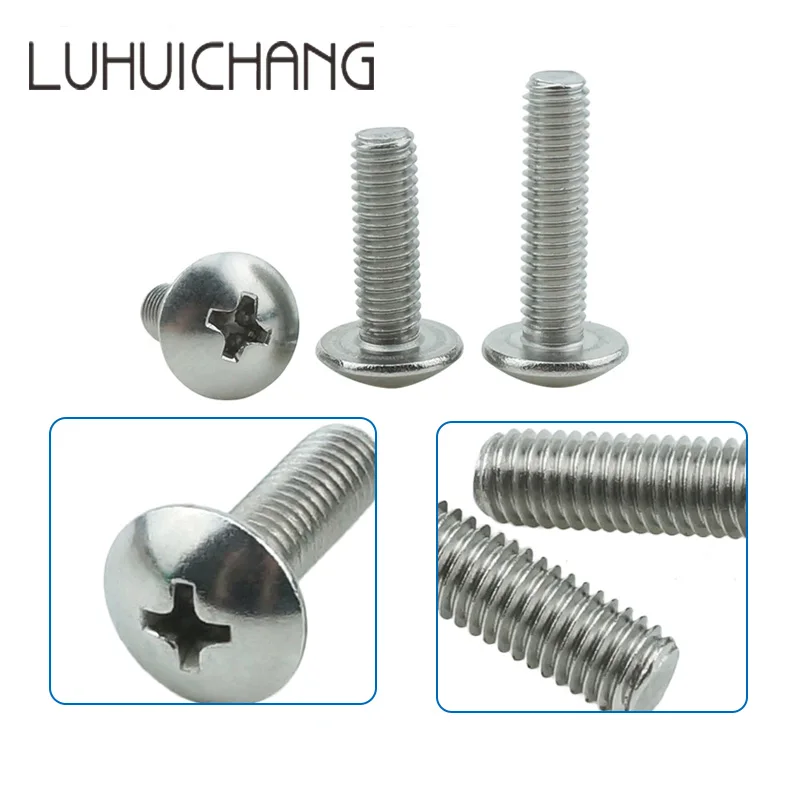 Luchang 20 шт. м3 М4 кросс встраиваемые стандартные 304 Винты phillips из нержавеющей стали