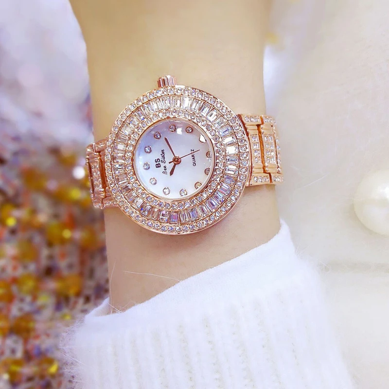 2019 уникальные женские часы с искусственным бриллиантом люксовый бренд сталь
