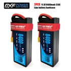 Жесткий чехол DXF 3S 11,1 V 8400mah 120C MAX 240C с литий-полимерным аккумулятором, Жесткий Чехол 110 18 Scale для TRXXX Slash 4x4 RC Car