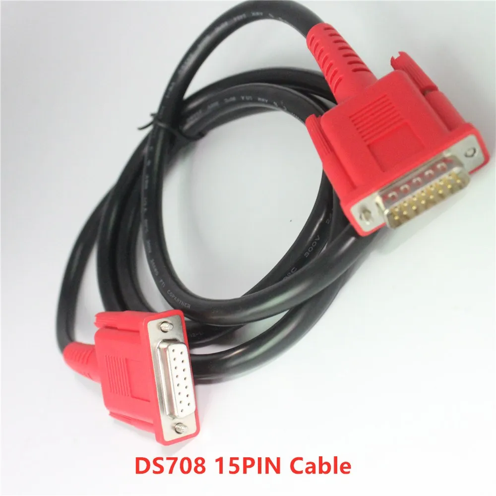 

Acheheng Car OBD2 Diagnostic connect cable For Autel MaxiDAS DS708 Main Test Cable OBD 15Pin Adapter to 15Pin cable