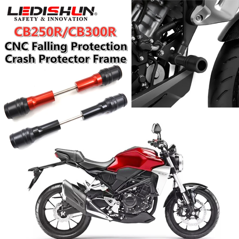 Motorcycle CNC Falling Protection Crash Protector Frame Slider for Honda CB250R CB300R CB 250R 300R | Автомобили и мотоциклы