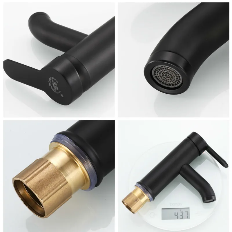 Однорычажный смеситель для ванной комнаты холодной и горячей воды раковины