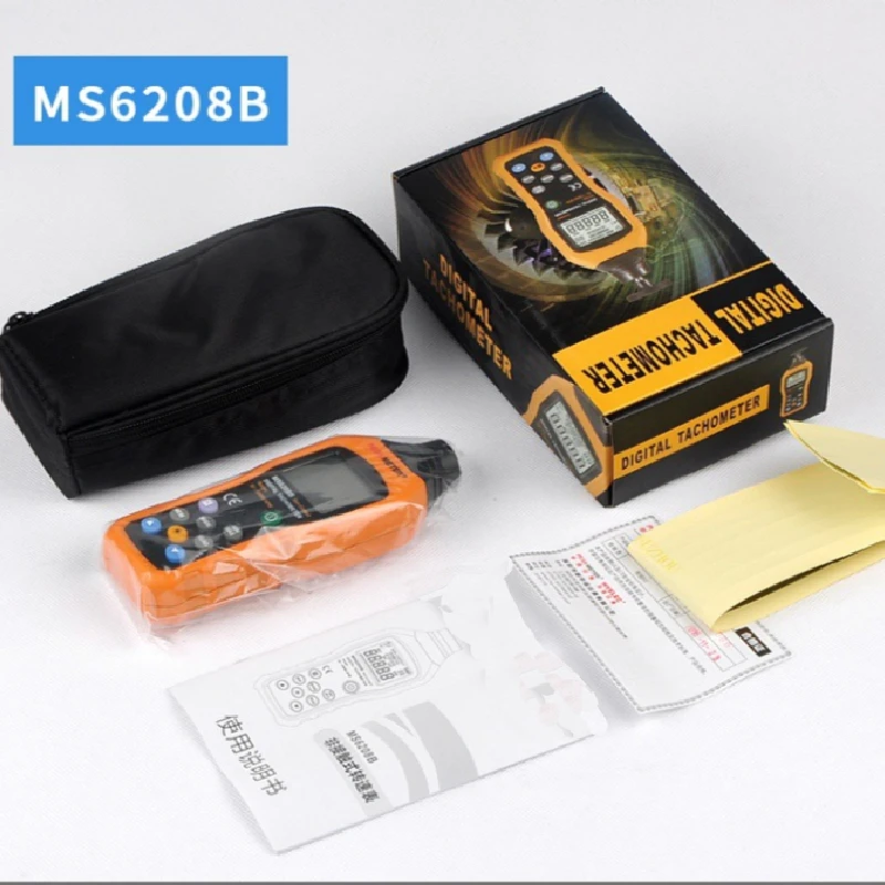 

Прямые продажи с фабрики PEAKMETER/ Huayi PM6208B Цифровой тахометр Бесконтактный тахометр