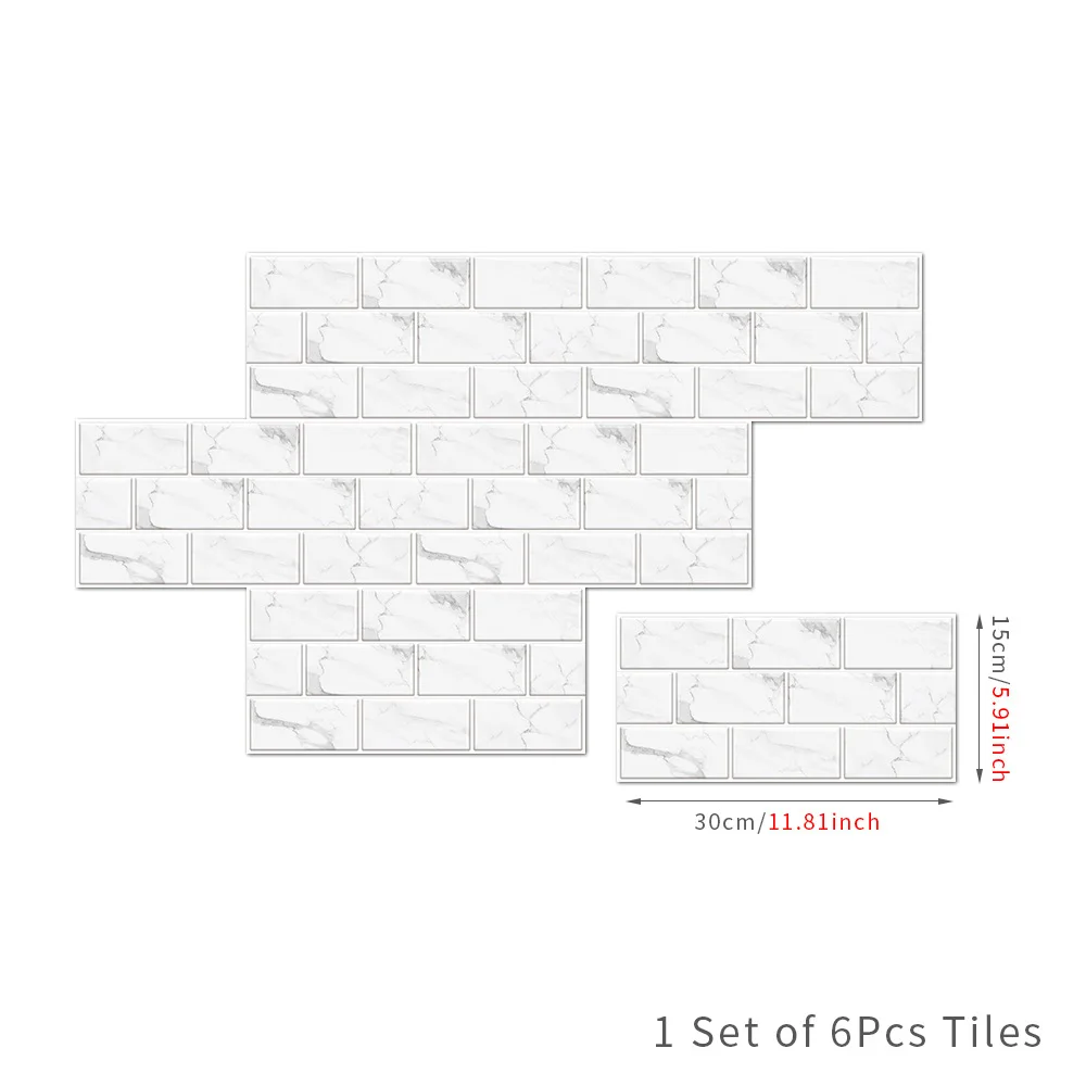 

European style home improvement bathroom kitchen wall decoration self-adhesive waterproof wallpaper stickers DIY renovation