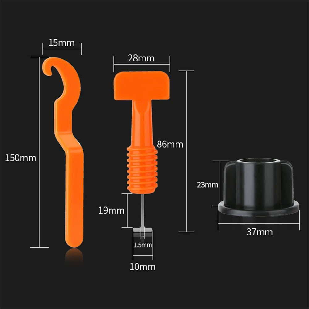 

50pcs/set Level Wedges Tile Spacers For Flooring Wall Tile Spacer Tile Leveling System Leveler Locator Spacers Plier