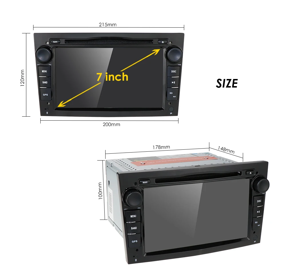 HD 1024*600 Восьмиядерный 2din Android 9,0 4G+ 64G Автомобильный dvd-плеер для Opel Corsa Vectra C D Meriva Vivaro Tigra Signum радио gps Navi