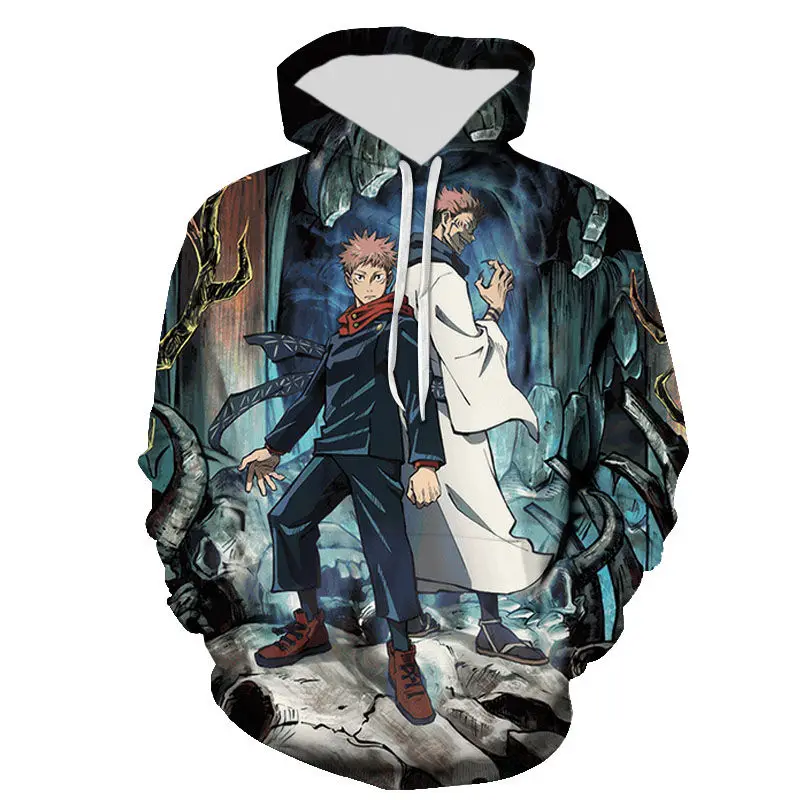 

Streetwear Men Women Children Casual Sweatshirts Jujutsu Kaisen 3D Printed Boy Girl Kids Hoodies Pullover Long Sleeve Cool Tops