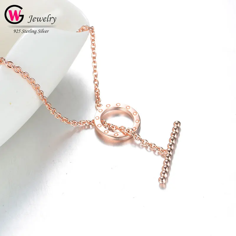 Модный женский браслет золотого цвета и для женщин из чистого серебра 925 пробы