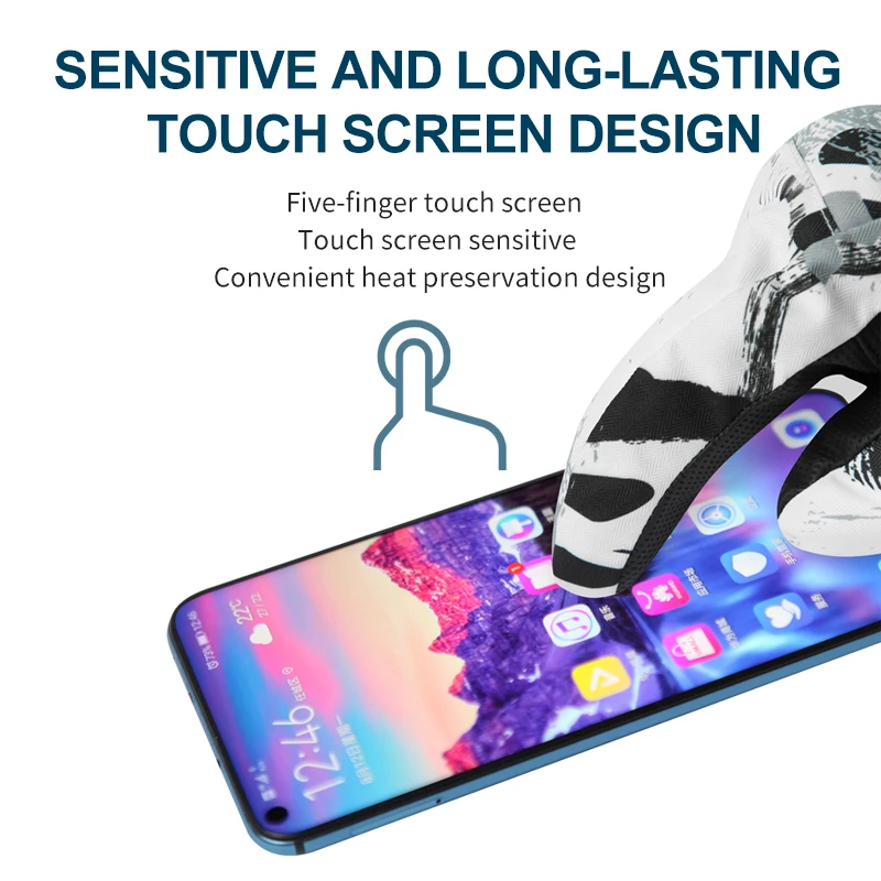 X Tiger водонепроницаемые Осенние перчатки для езды на мотоцикле и сноуборде