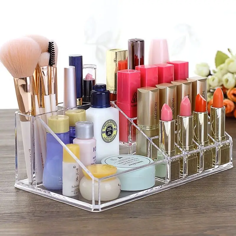 

Large Make Up Organizer Box Transparent Acrylic Multi-layer Drawer Cosmetic Storage Desktop Creative Jewelry Case Brush Holder