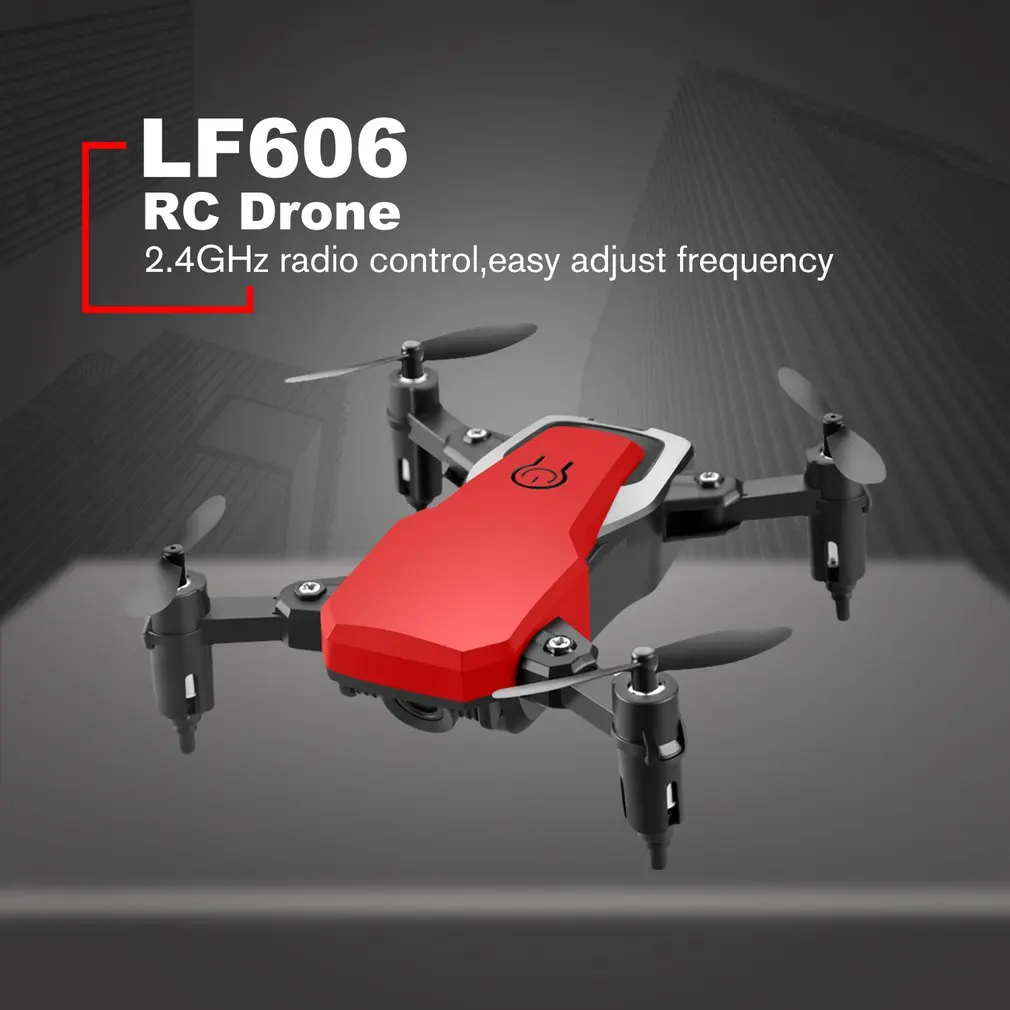 Складной Радиоуправляемый Дрон LF606 с Wi-Fi FPV и HD-камерой 4K удержание высоты