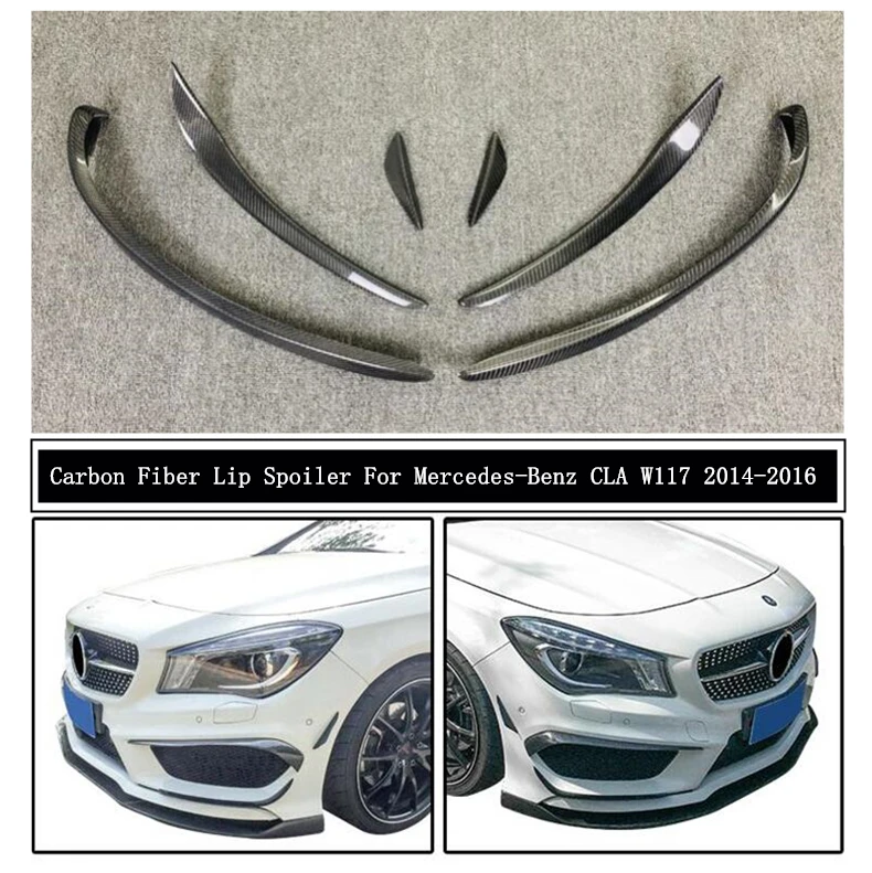 Передняя решетка для Mercedes Benz CLA W117 кла43 2014 2015 2016 из углеродного