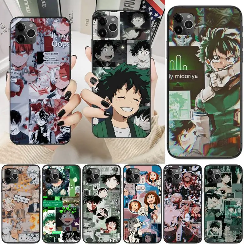 

Japan Anime My Hero Academia Phone Case For Iphone 6 6s 7 8 Plus XR X XS XSmax 11 12 Pro Mini Max