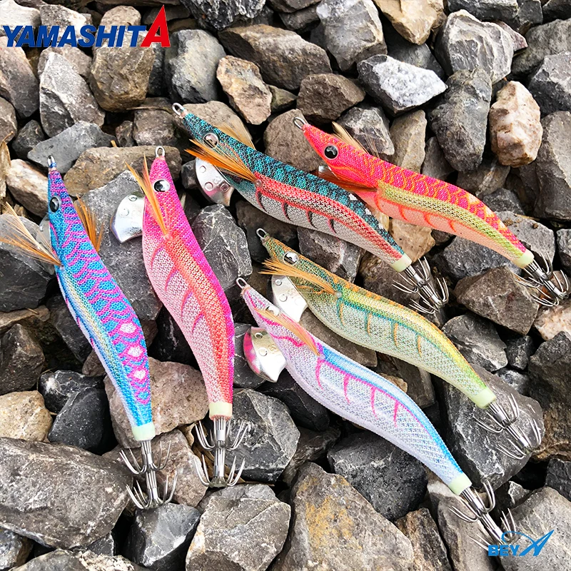 Японская новая деревянная креветка YAMASHITA искусственная приманка