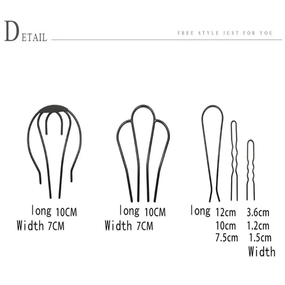 Заколки для волос в японском стиле с гребнем спереди 2 шт.|hair clip tool|bangs hair clipshair styling