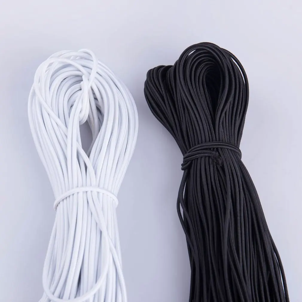 

3MM 100M Tent Poles Connection Rubber Band Elastic Pole Rope Heavy Stretch String Rope And Tie Down Trailer Strap Cord
